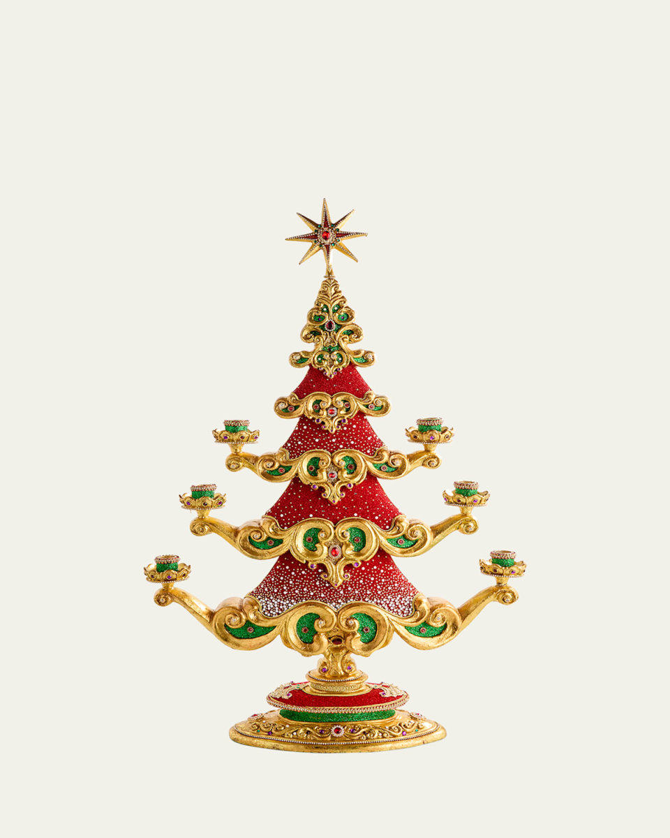 Royal Christmas Ball Tree Tabletop Decoration